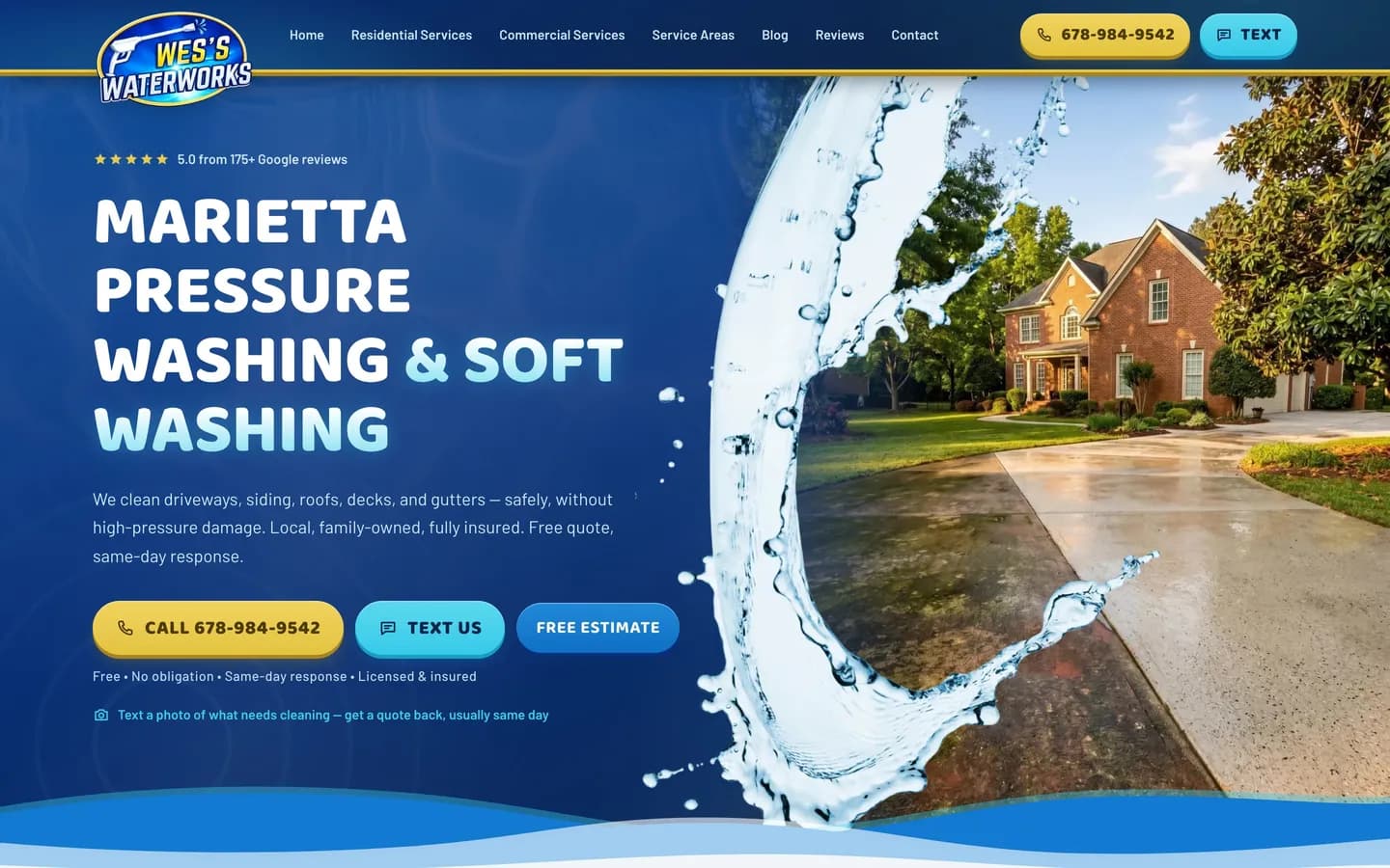 The Wes's Waterworks homepage